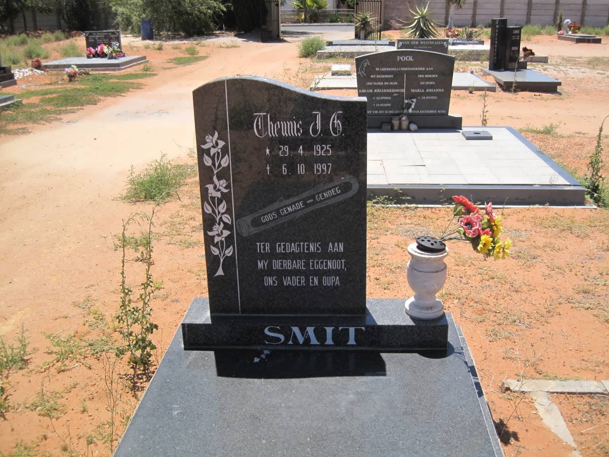 SMIT Theunis J.G. 1925-1997