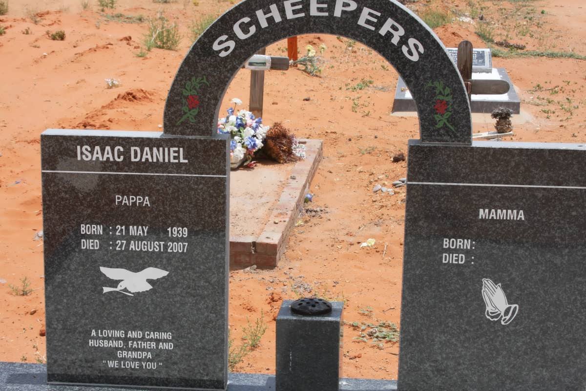 SCHEEPERS Isaac Daniel 1939-2007