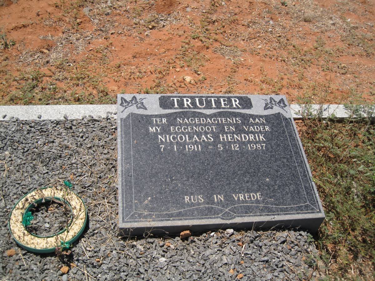 TRUTER Nicolaas Hendrik 1911-1987