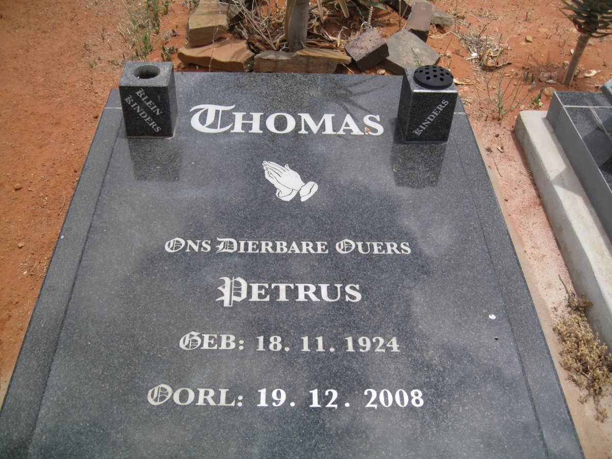 THOMAS Petrus 1924-2008