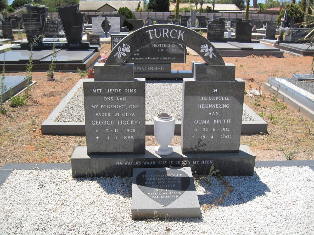 TURCK George 1908-1988 &amp; Bettie 1915-2002 :: TURCK George 