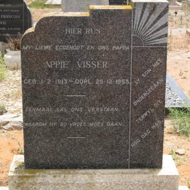 VISSER Appie 1913-1953