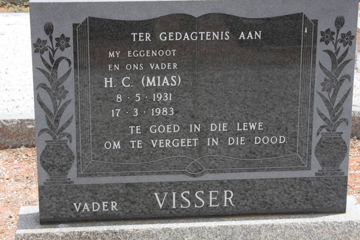 VISSER H.C. 1931-1983
