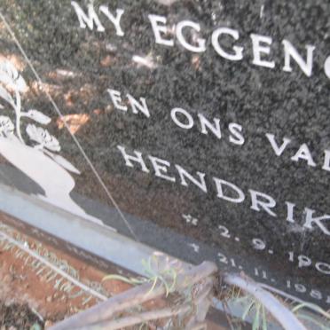 VRIES Hendrik A., de 1901-1981