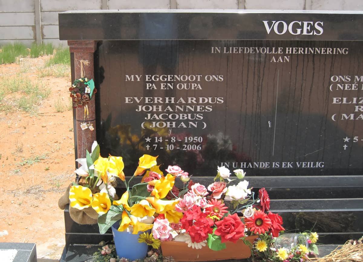 VOGES Everhardus Johannes Jacobus 1950-2006