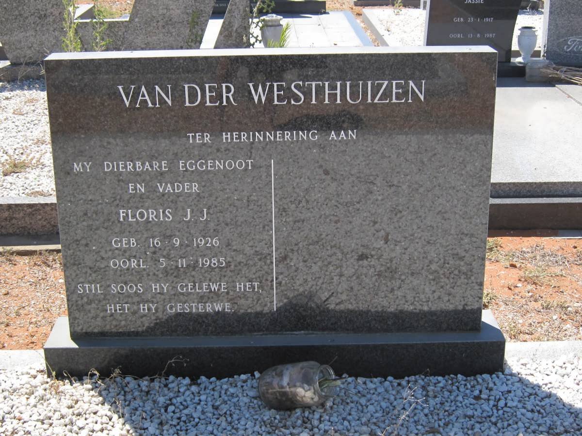 WESTHUIZEN  Floris J.J., van der 1926-1985