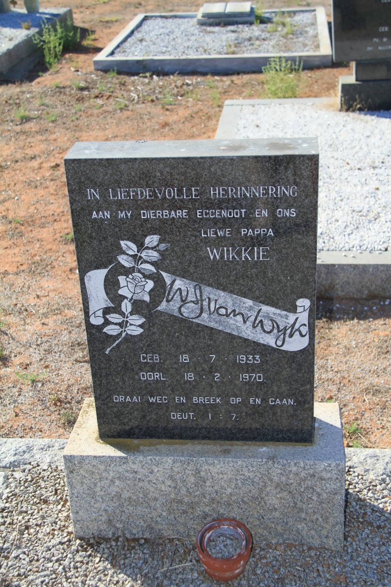 WYK W.J., van 1933-1970