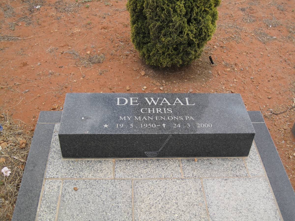 WAAL Chris, de 1950-2000