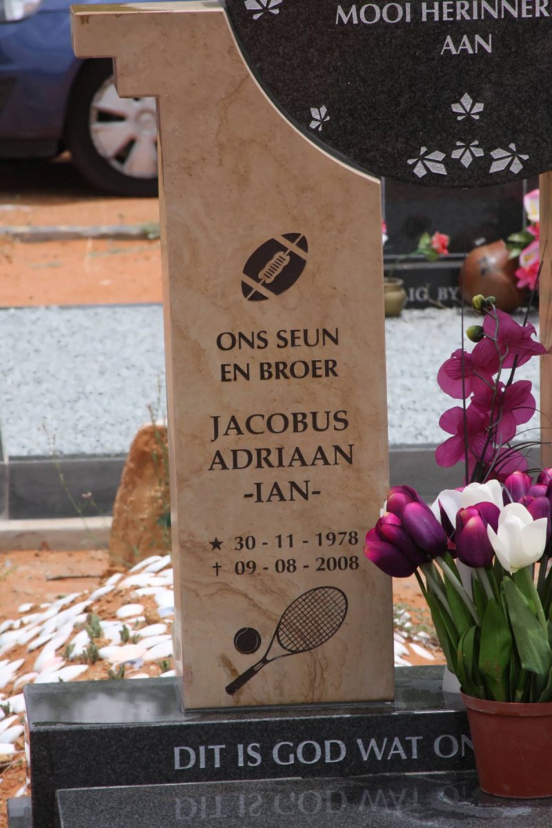 WIESE Jacobus Adriaan 1978-2008