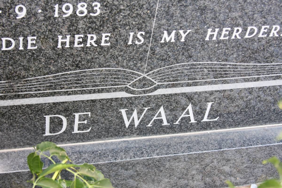 WAAL Albertus M.J., de 1910-1983 