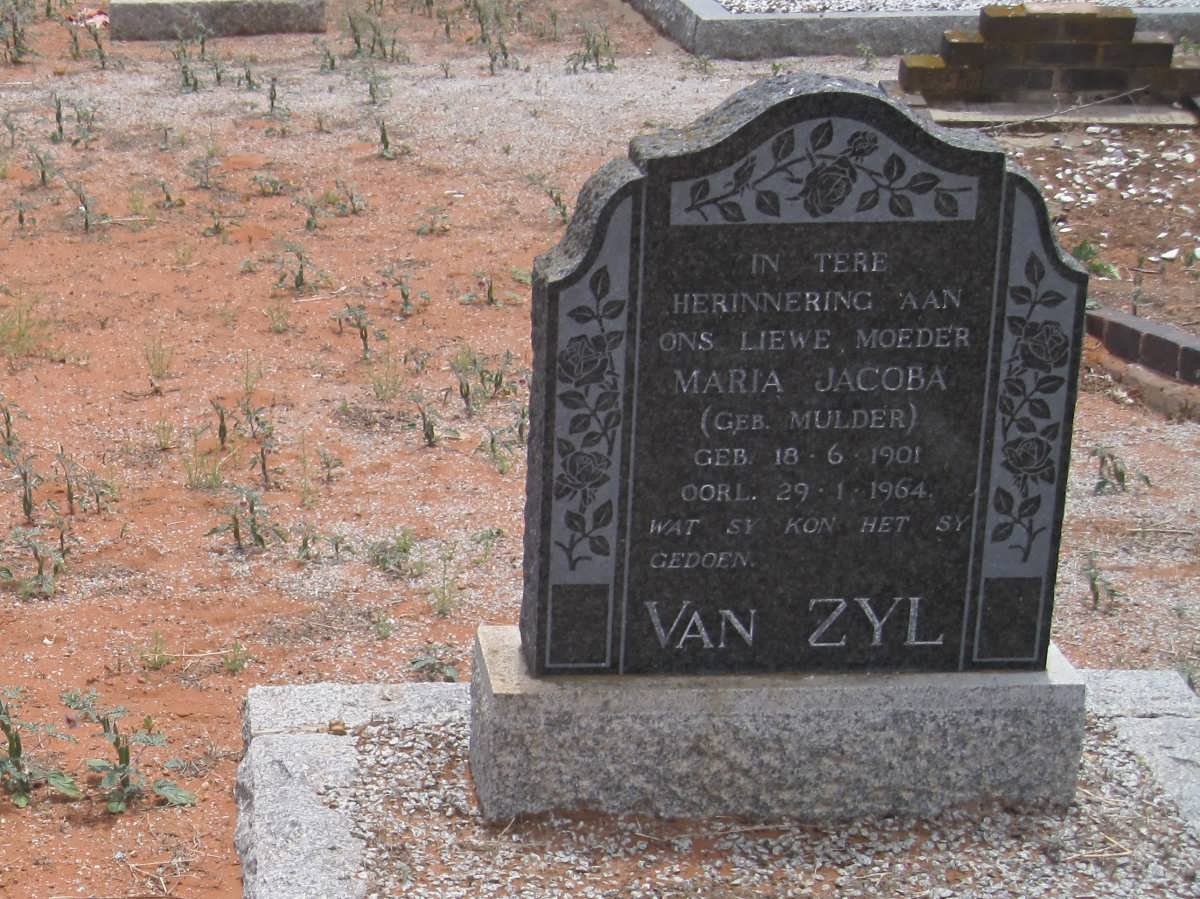 ZYL Maria Jacoba, van nee MULDER 1901-1964