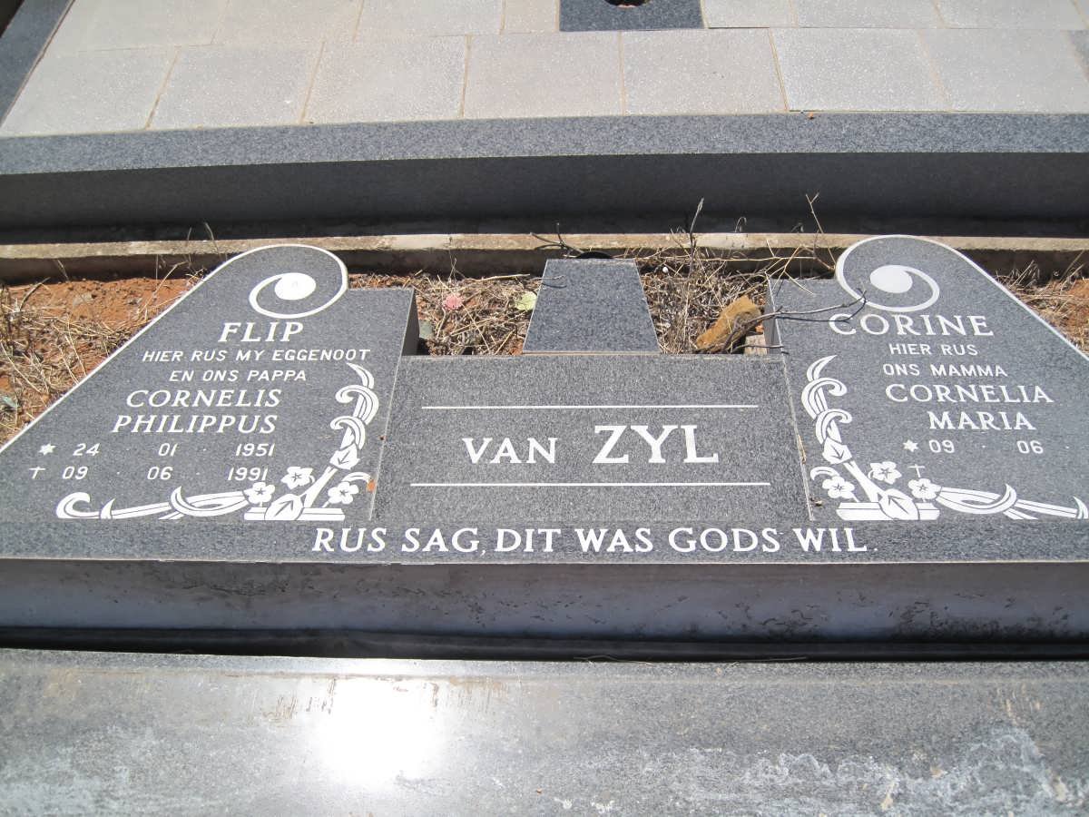 ZYL Cornelis Philippus, van 1951-1991 &amp; Cornelia Maria 1958-