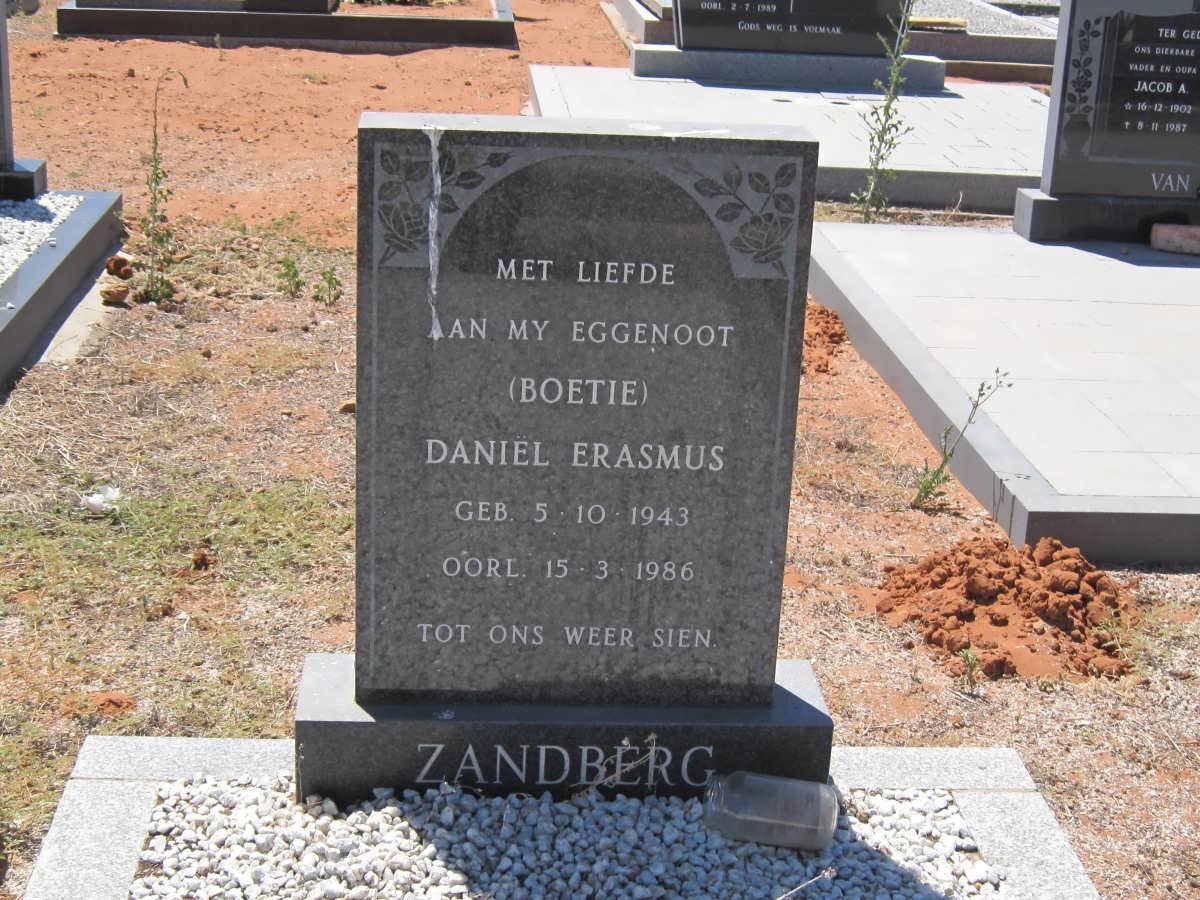 ZANDBERG Daniel Erasmus 1943-1986