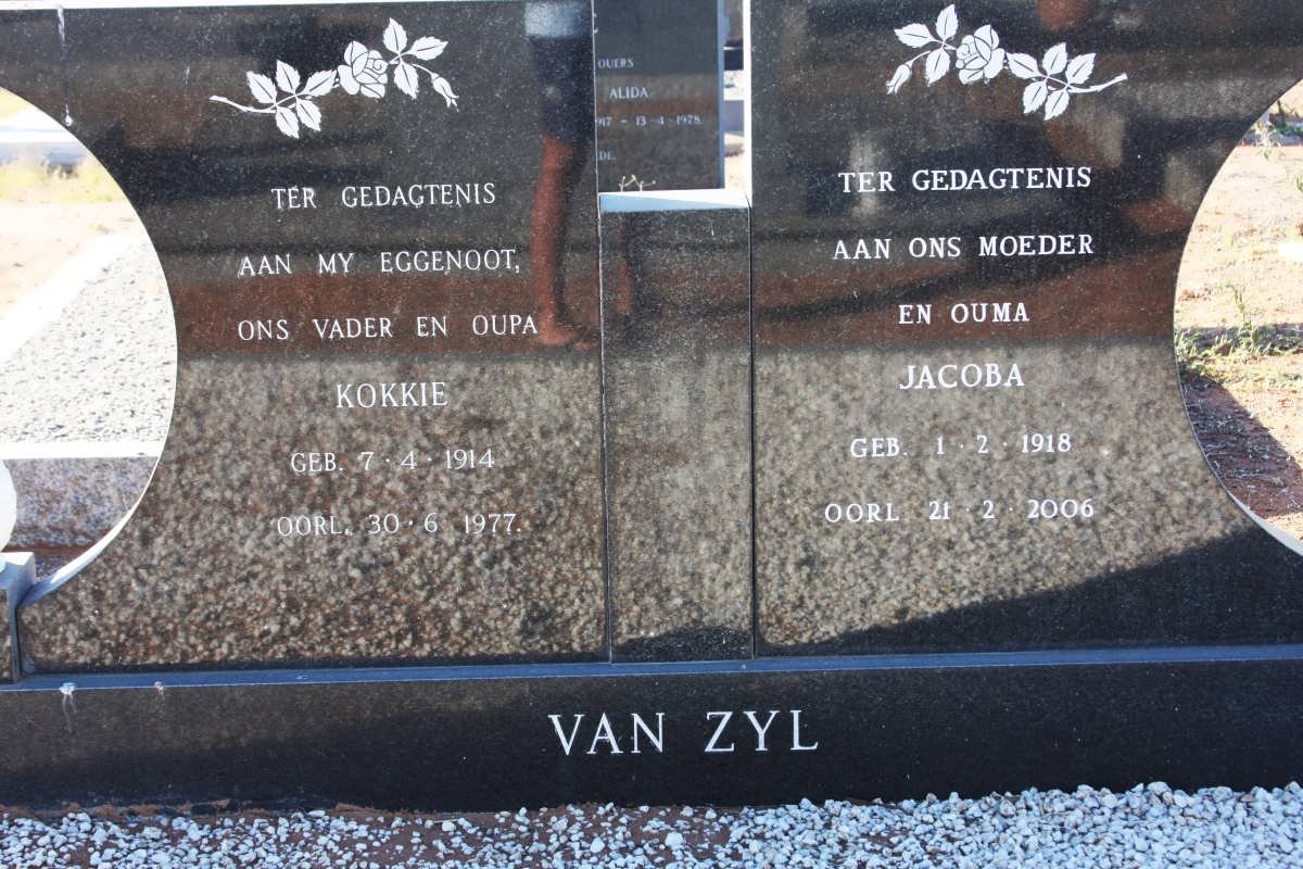 ZYL Kokkie, van 1914-1977 &amp; Jacoba 1918-2006