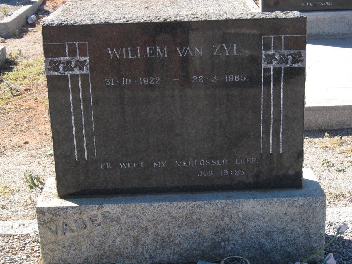 ZYL Willem, van 1922-1965