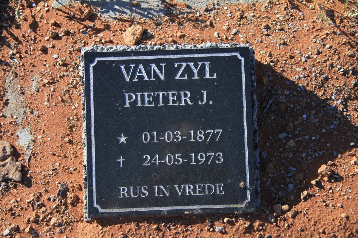 ZYL Pieter J., van 1877-1973