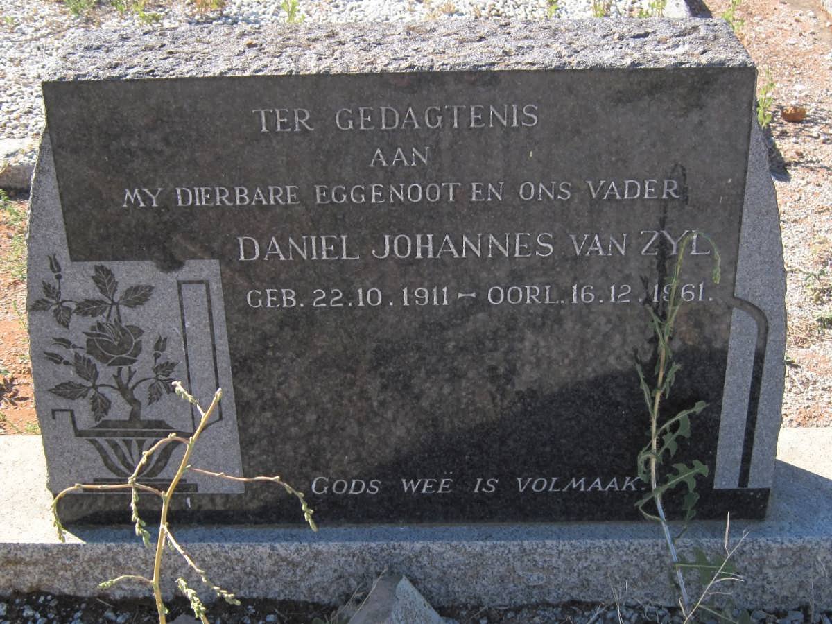ZYL  Daniel Johannes, van 1911-1961