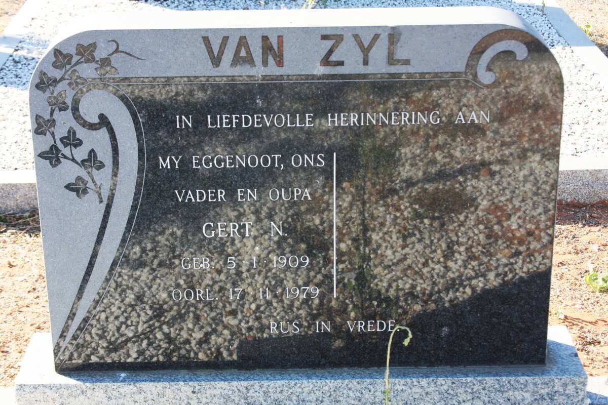 ZYL Gert N., van 1909-1979
