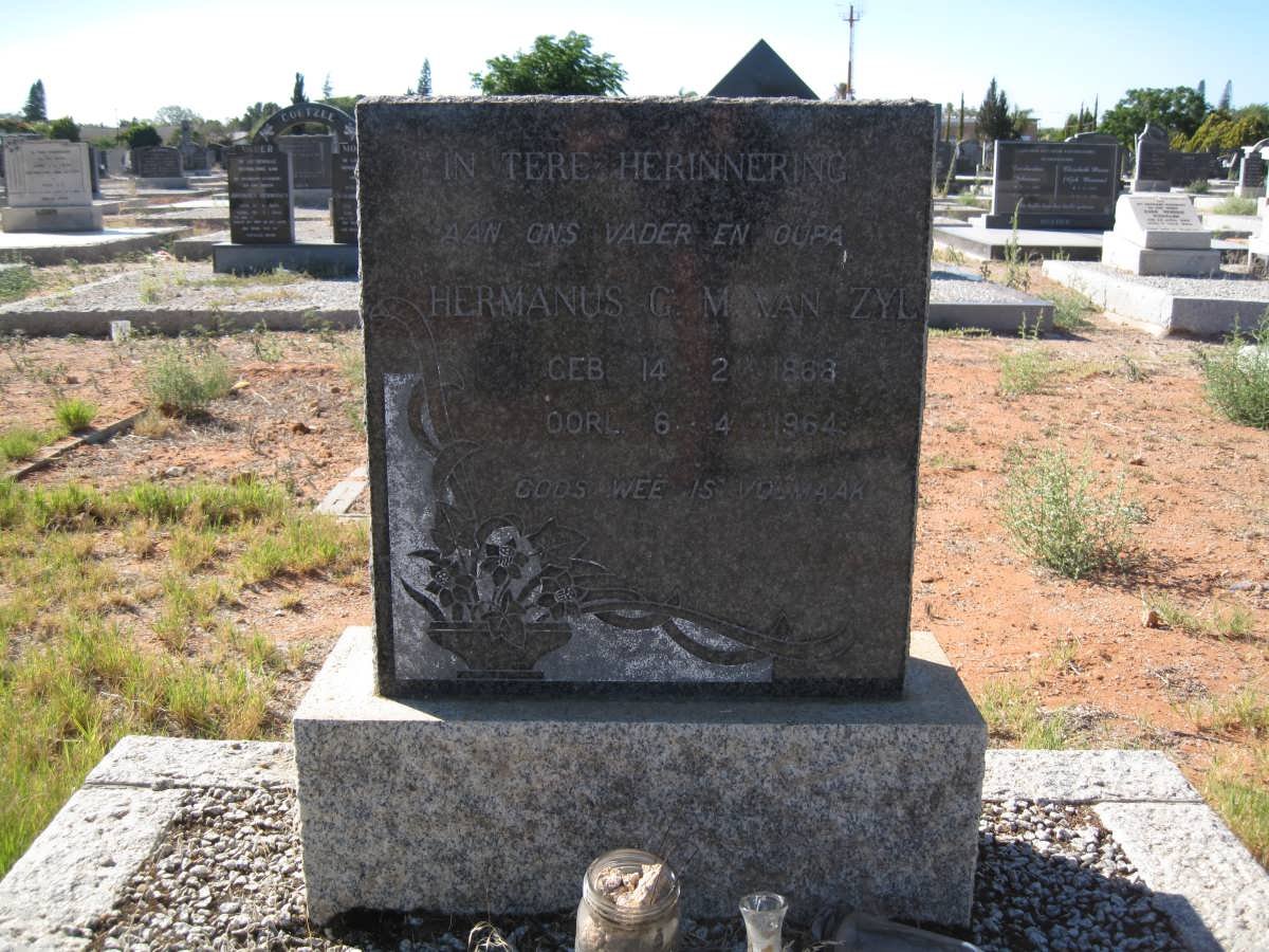 ZYL Hermanus G.M., van 1868-1964