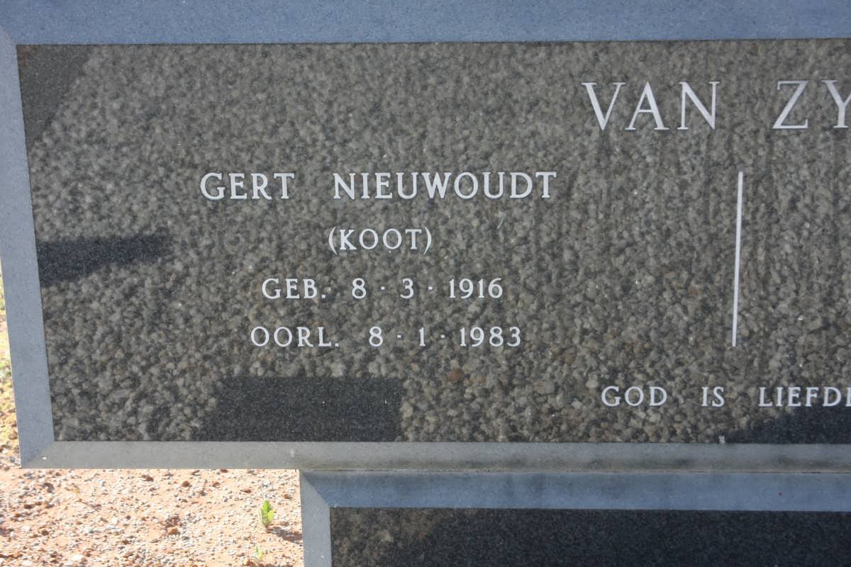 ZYL Gert Nieuwoudt, van 1916-1983  