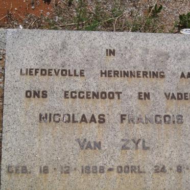 ZYL Nicolaas Francois, van 1888-1950