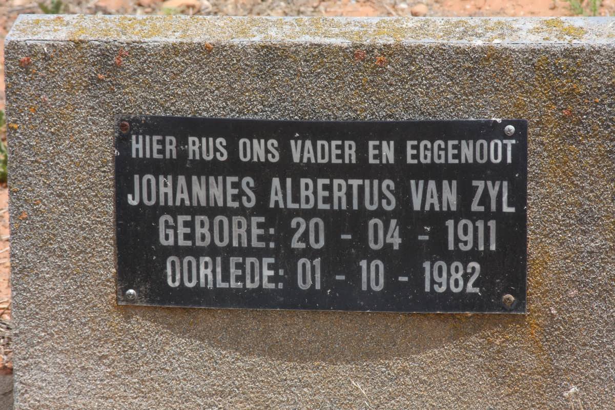 ZYL  Johannes Albertus, van 1911-1982