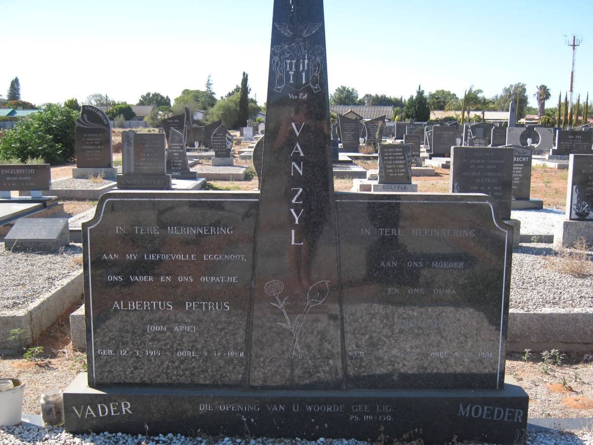 ZYL Andries Petrus, van 1915-1968