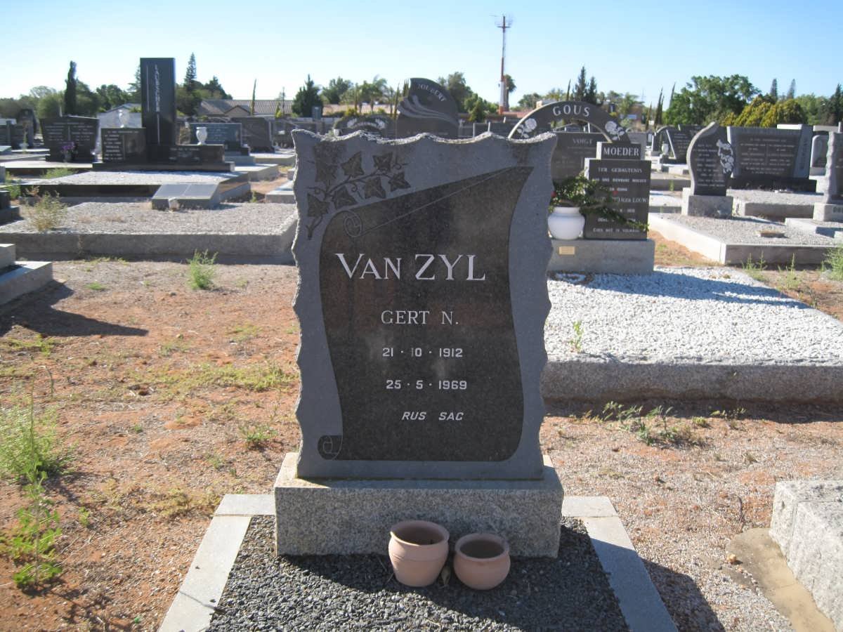 ZYL Gert N., van 1912-1969 