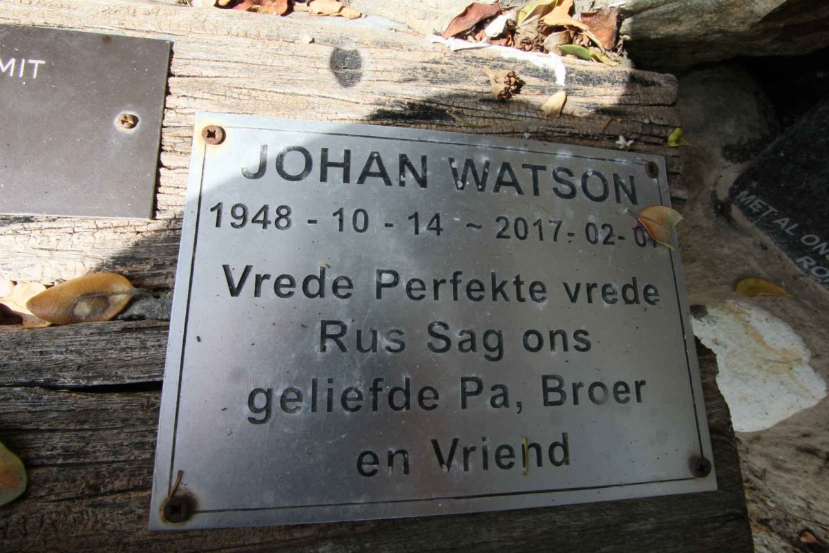 WATSON Johan 1948-2017