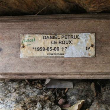 ROUX Daniël Petrus, le 1959-20??