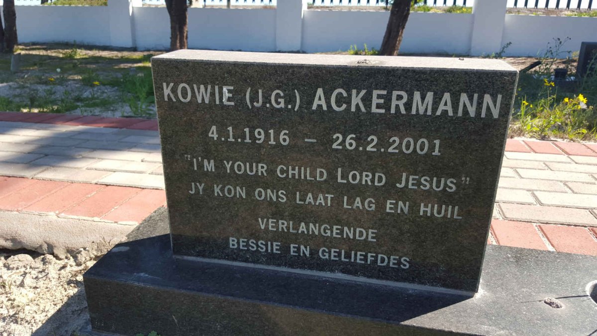 ACKERMANN J.G. 1916-2001