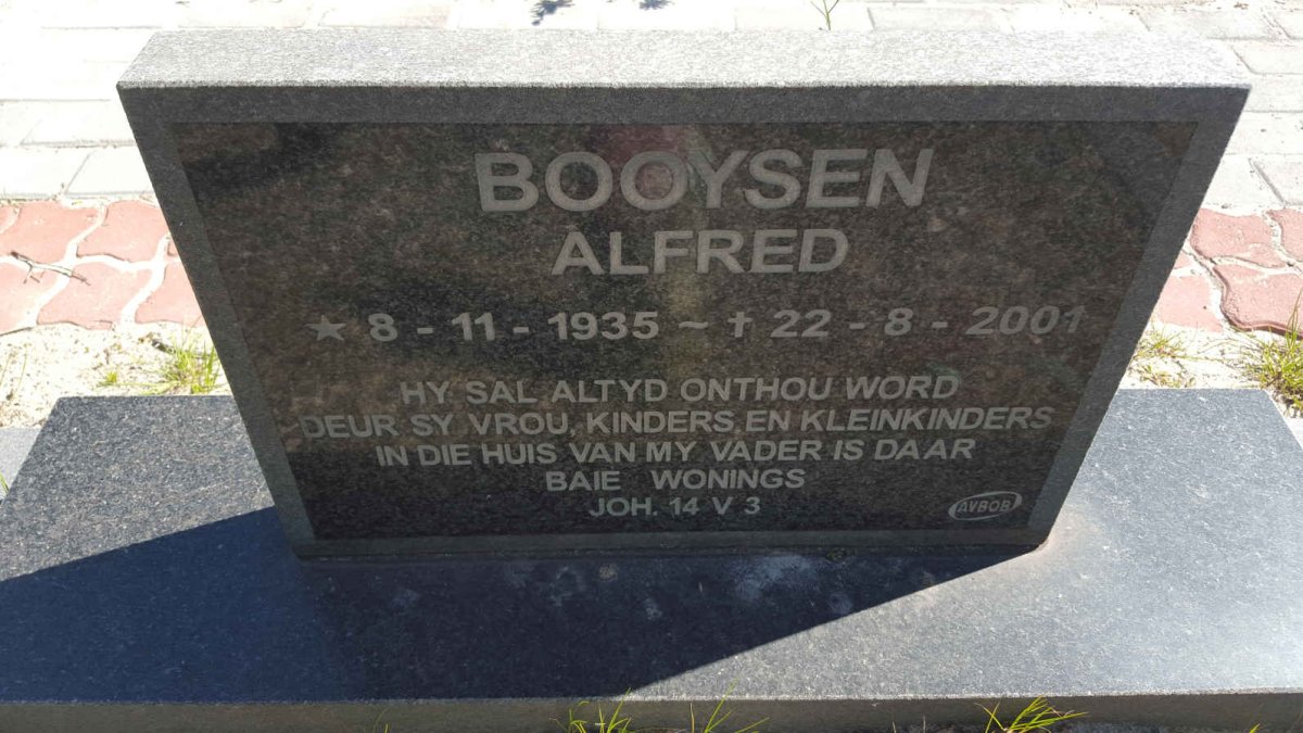 BOOYSEN Alfred 1935-2001