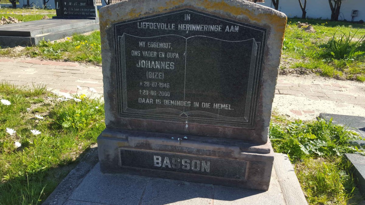 BASSON Johannes 1946-2000