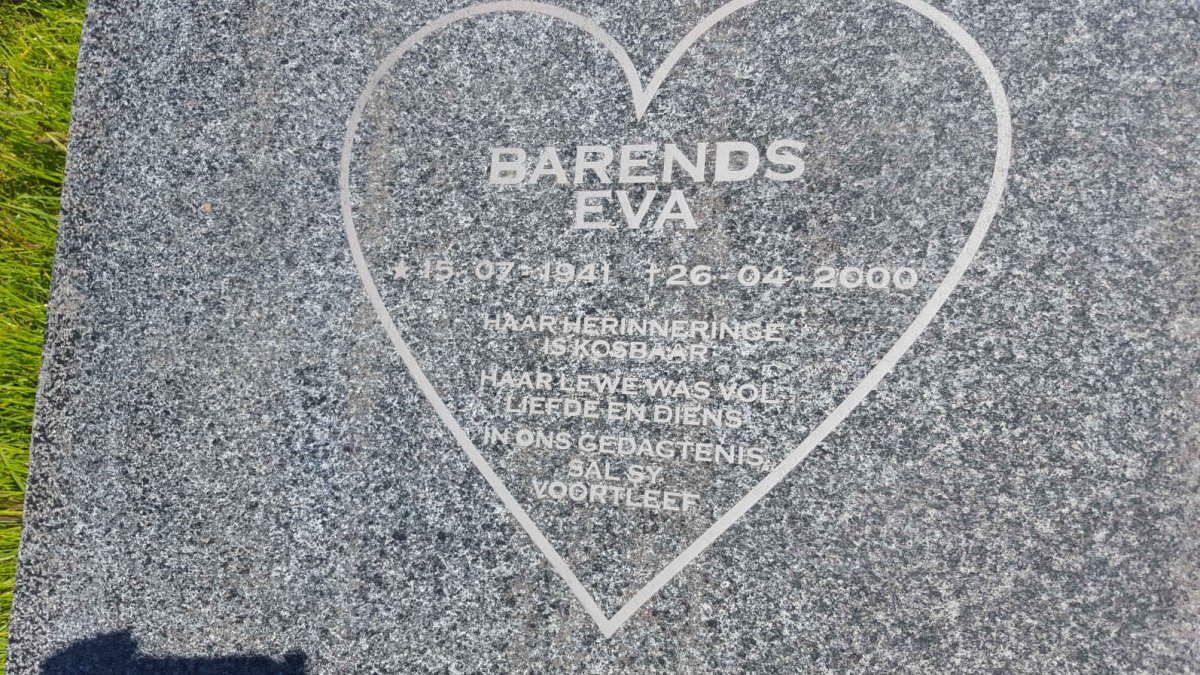 BARENDS Eva 1941-2000
