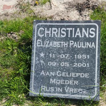 CHRISTIANS Elizabeth Paulina 1951-2001