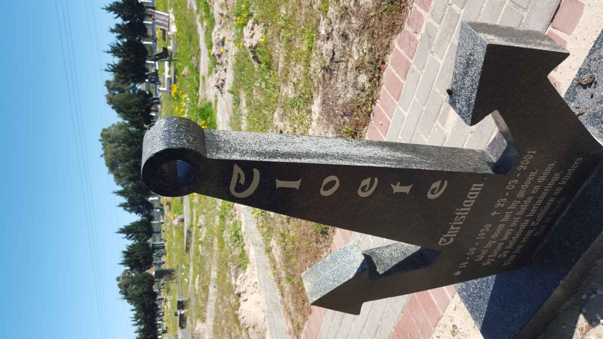 CLOETE Christiaan 1936-2001