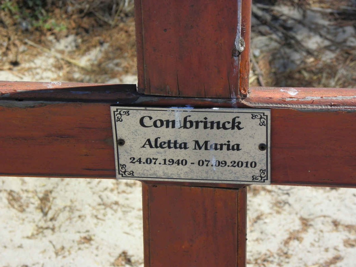COMBRINCK Aletta Maria 1940-2010