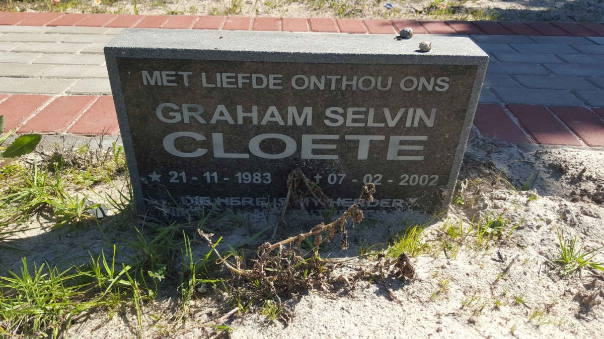 CLOETE Graham Selvin 1983-2002
