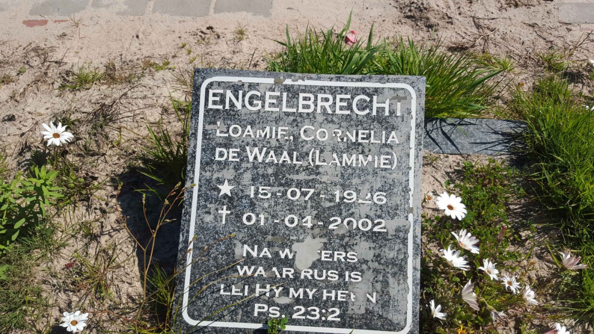 ENGELBRECHT Loamie Cornelia de Waal 1926-2002