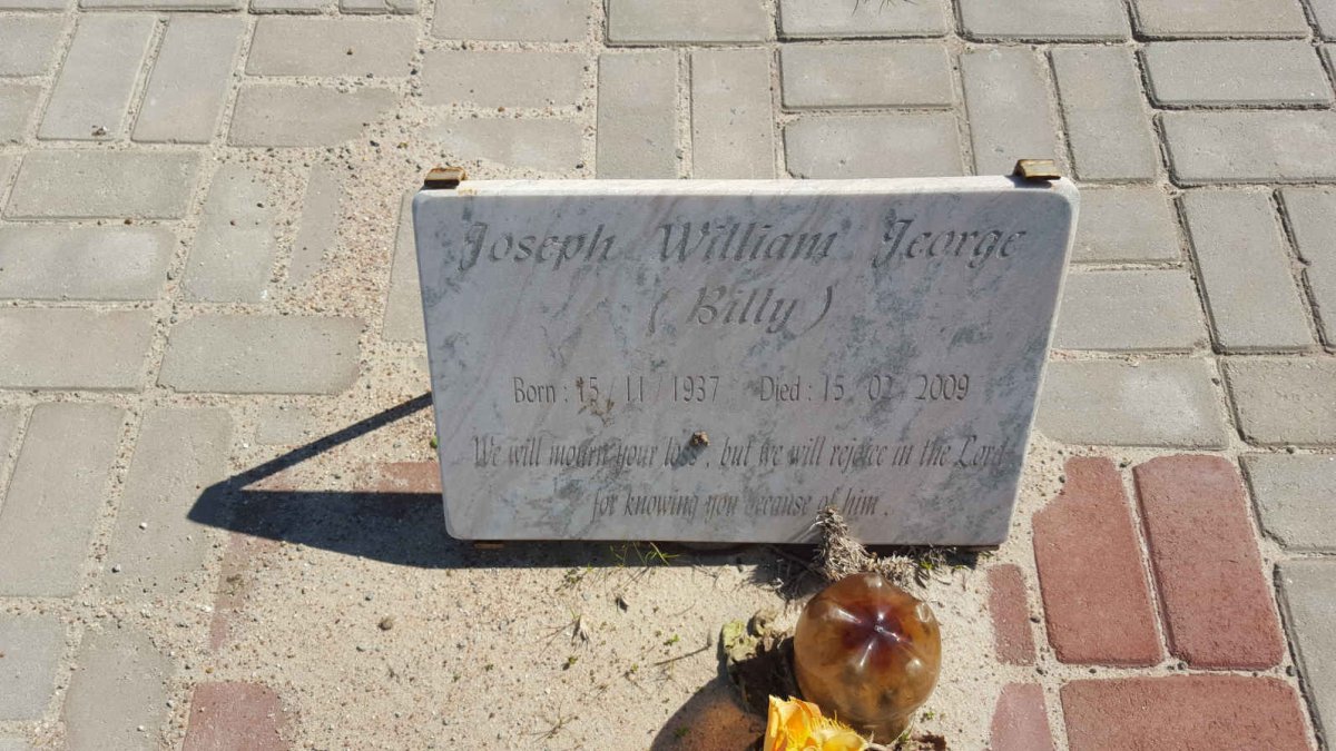 GEORGE Joseph William 1937-2009