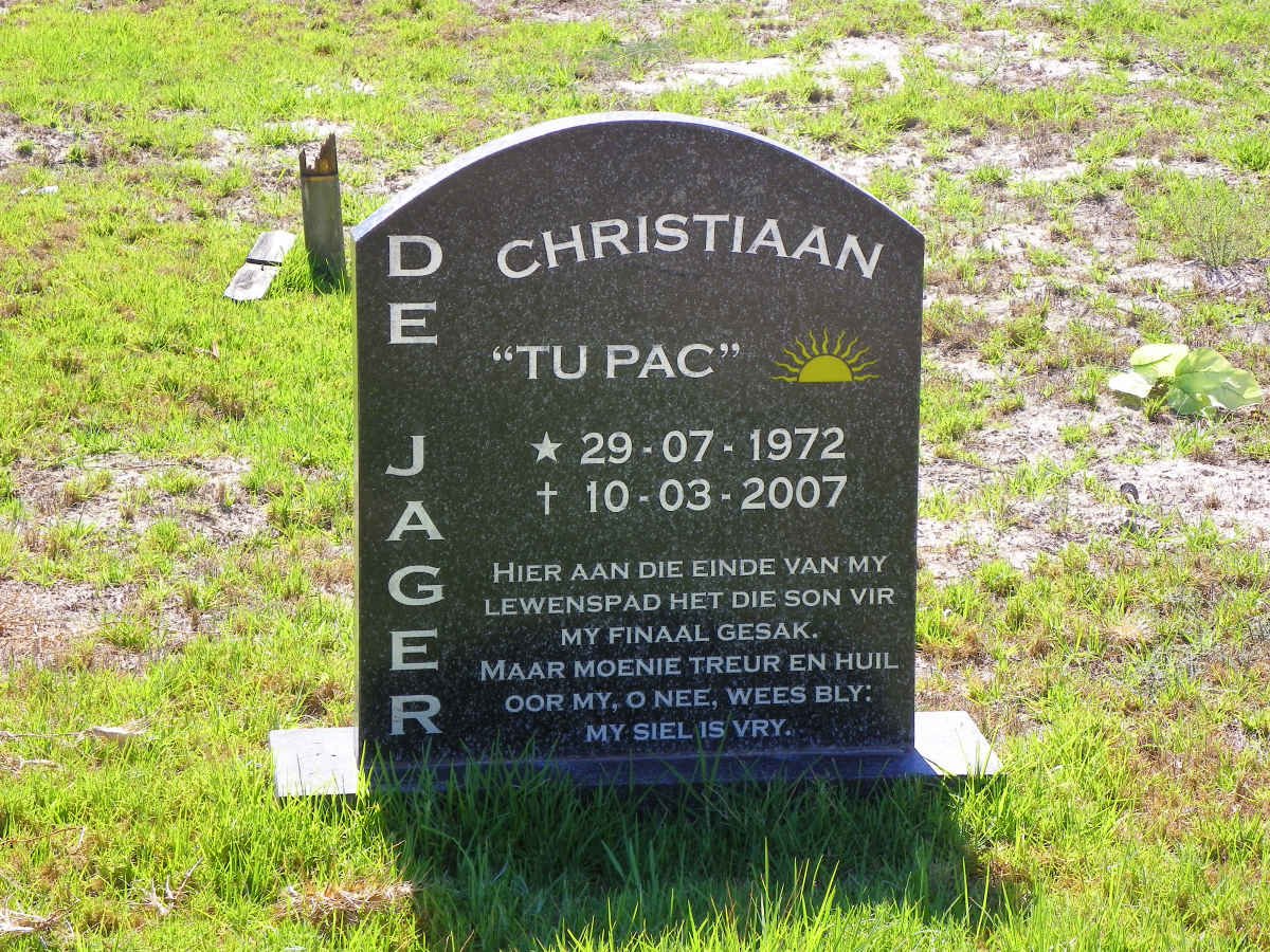 JAGER Christiaan, de 1972-2007