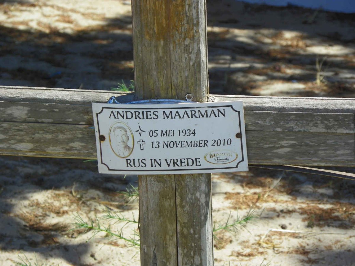 MAARMAN Andries 1934-2010