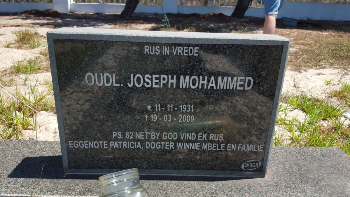 MOHAMMED Joseph 1931-2009