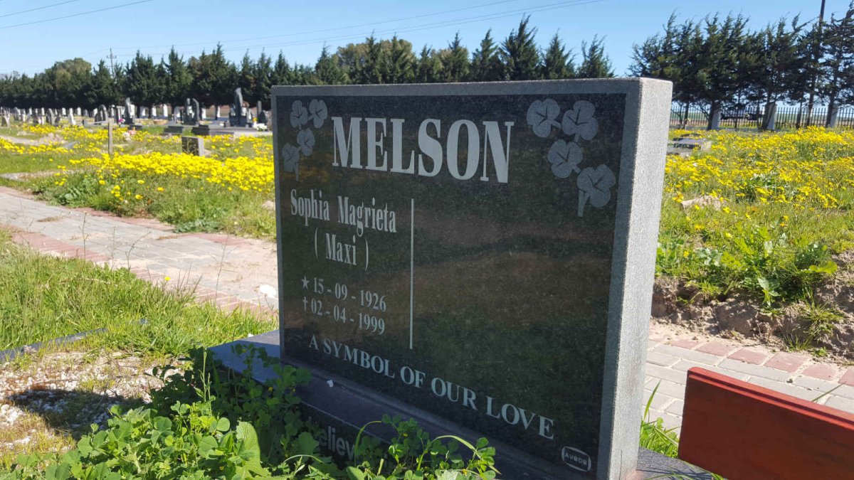 MELSON Sophia Magrieta 1926-1999