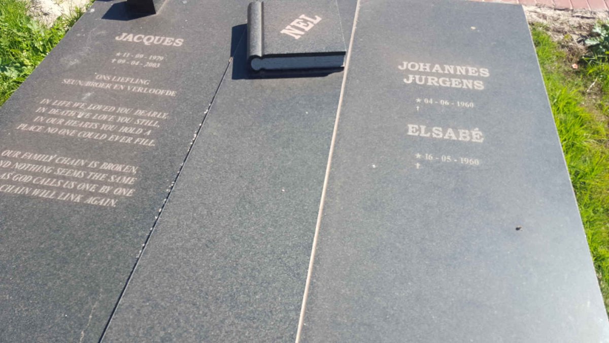 NEL Johannes Jurgens 1960- &amp; Elsabe 1960- :: NEL Jacques 1979-2003
