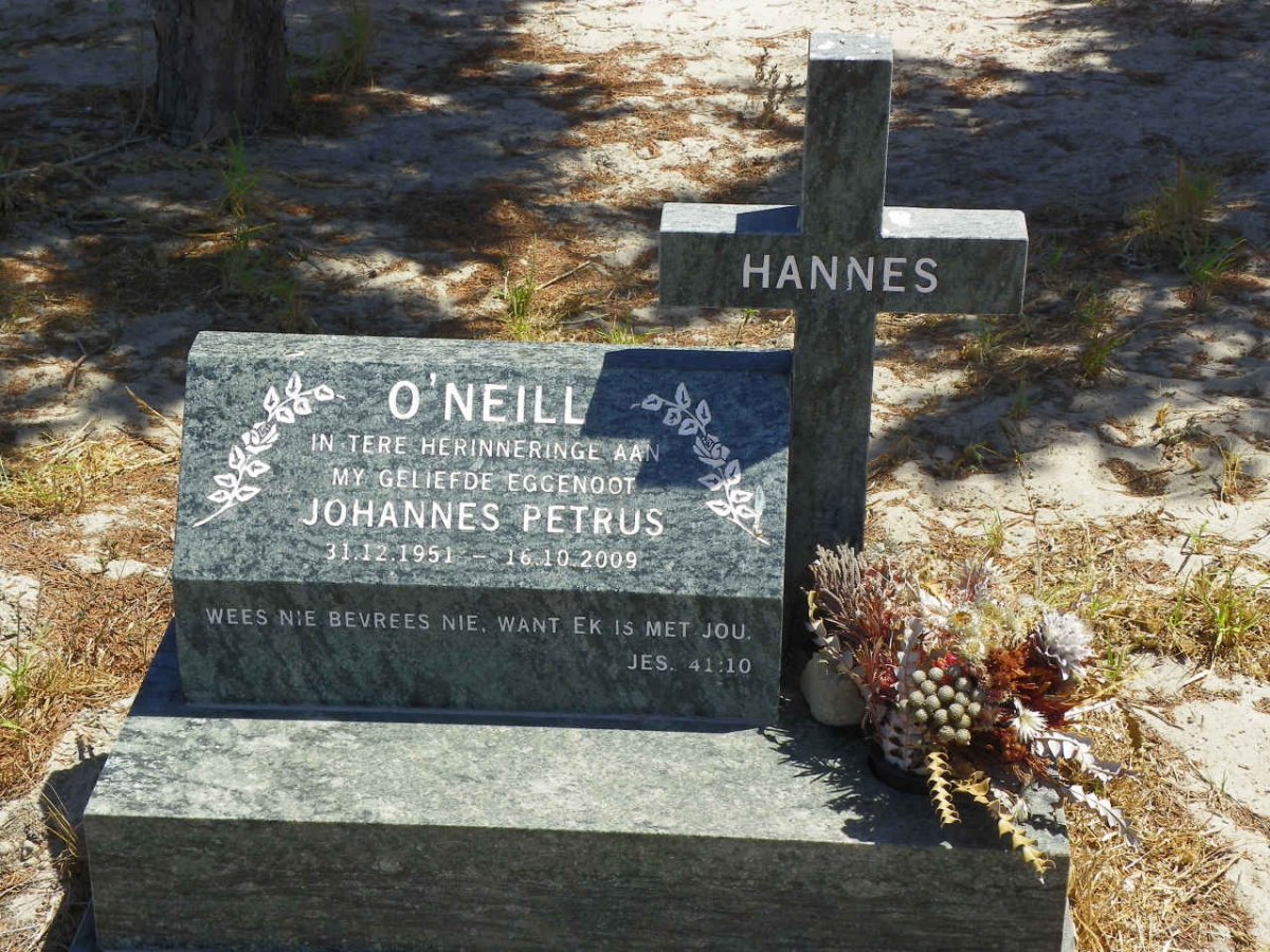 O'NEILL Johannes Petrus 1951-2009