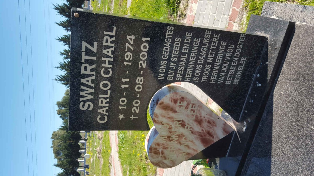 SWARTZ Carlo Charl 1974-2001
