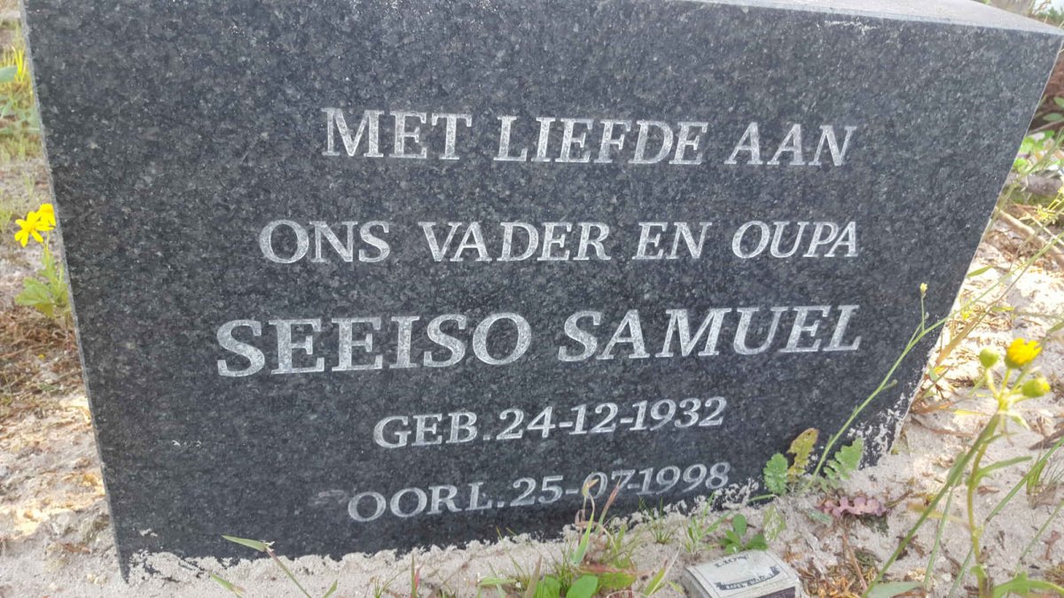 SAMUEL Seeiso 1932-1998