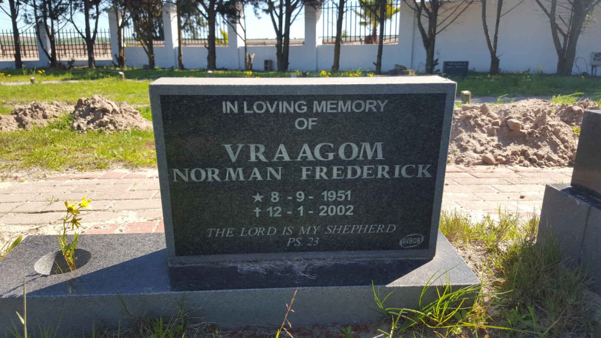 VRAAGOM Norman Frederick 1951-2002