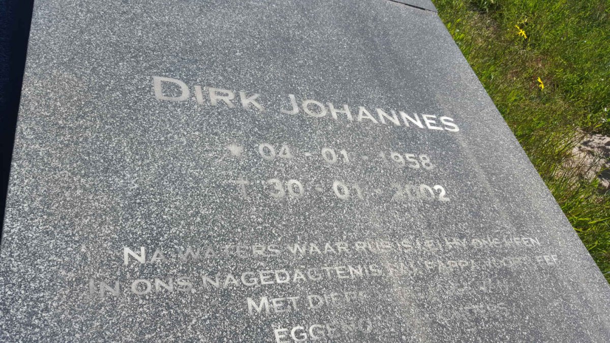 WEE Dirk Johannes, de 1958-2002